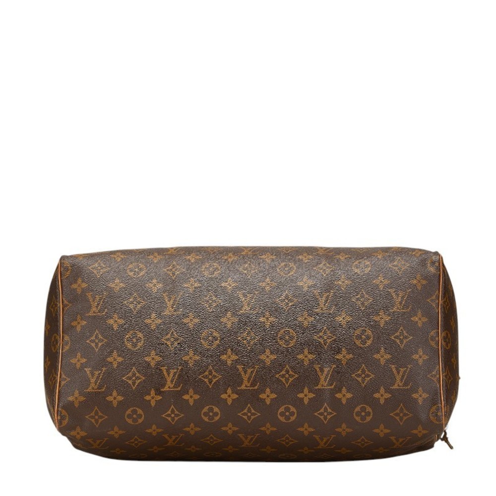 Louis Vuitton Handbag Brown Leather Speedy Monogram - Picture 3 of 8